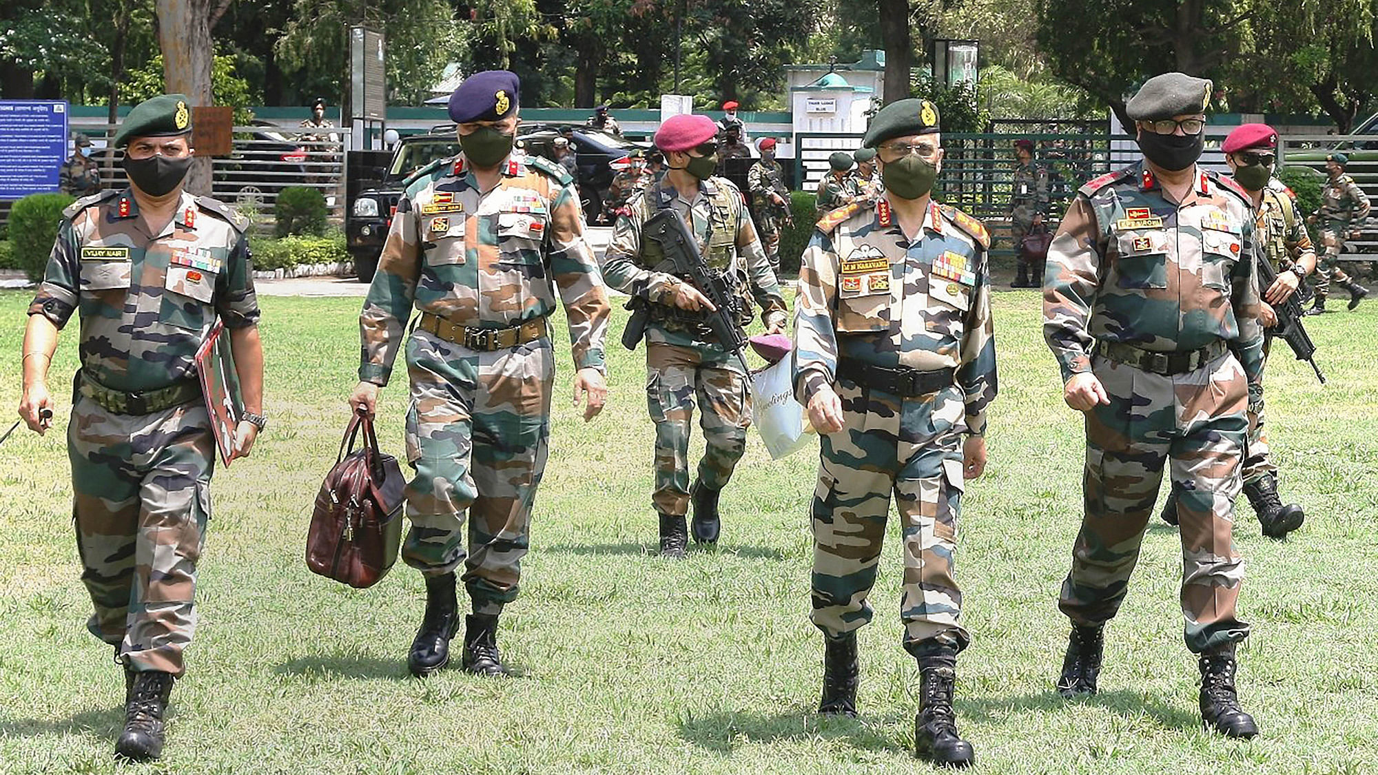 Army Chief Narvane Visits Forward Areas Along IB In Pathankot Jammu Region