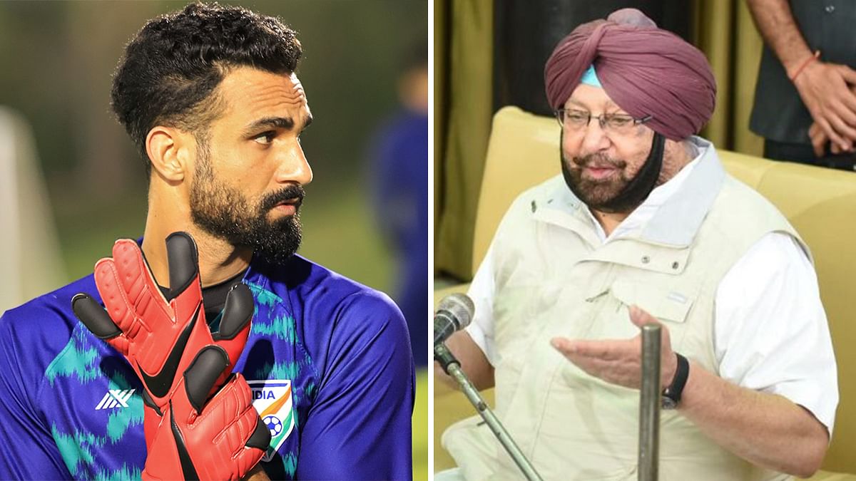 Amrinder Not Amarinder India Football Keeper Confused For Punjab Ex