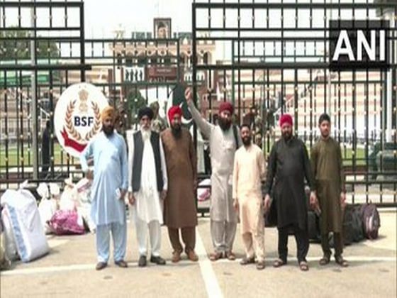 Pilgrims From Pakistan Arrive At Attari Border To Visit Various Sikh