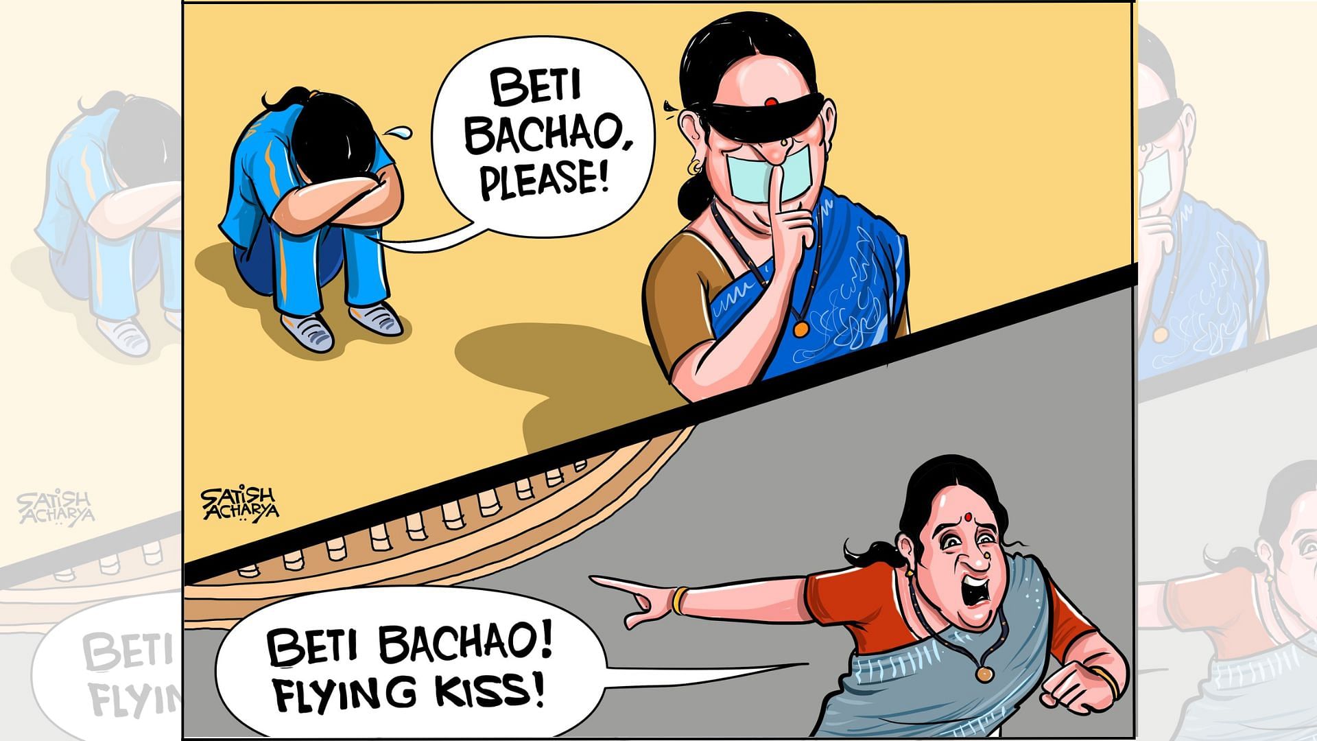 Double Standards On Beti Bachao Struck By Rahul Gandhi S Flying Kiss