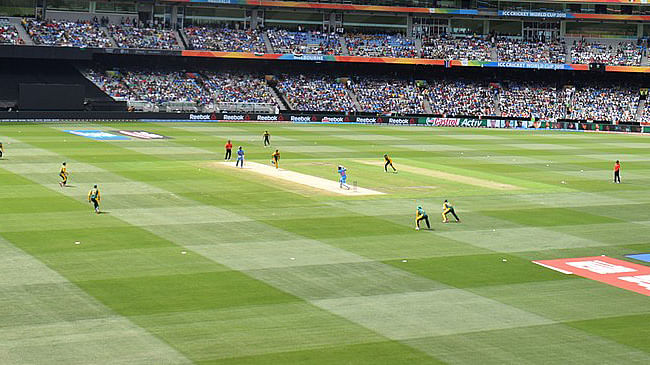 An ODI cricket match |