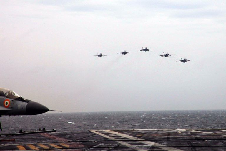 India, US & Japan aircraft carriers conduct their biggest joint naval war game