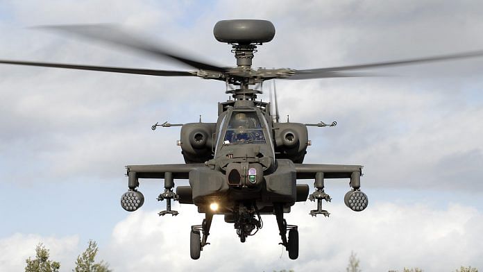 An Apache attack helicopter | Representational image/Wikimedia Commons