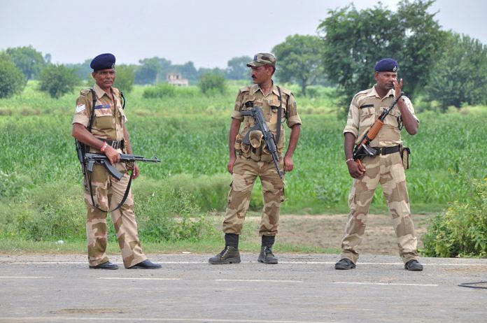 CISF jawans deployed at Rohtak | Nayanika Chatterjee/ ThePrint