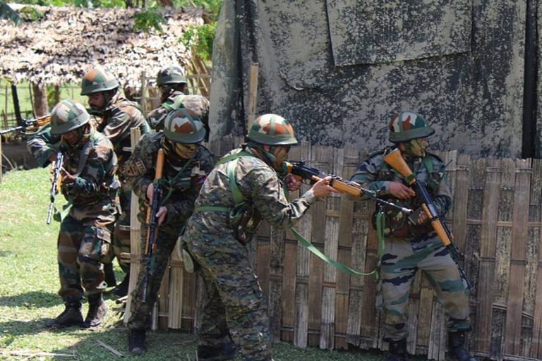 Suspected terrorists open fire on security personnel in Jammu