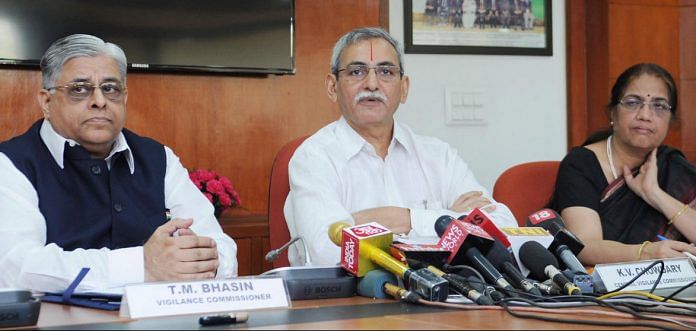 Central Vigilance Commissioner K.V. Chowdary has said that corruption in the government has fallen under the Narendra Modi government.
