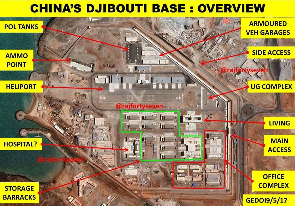 China's military base in Djibouti