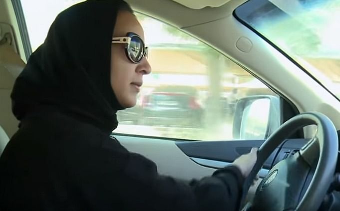 The ban on women driving was lifted by Saudi Arabia this week.