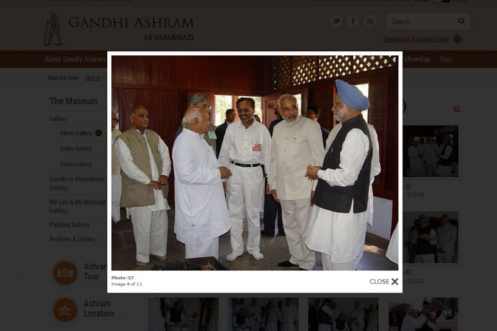 Tushar Gandhi wrongly tweets that Narendra Modi never visited Sabarmati Ashram as CM