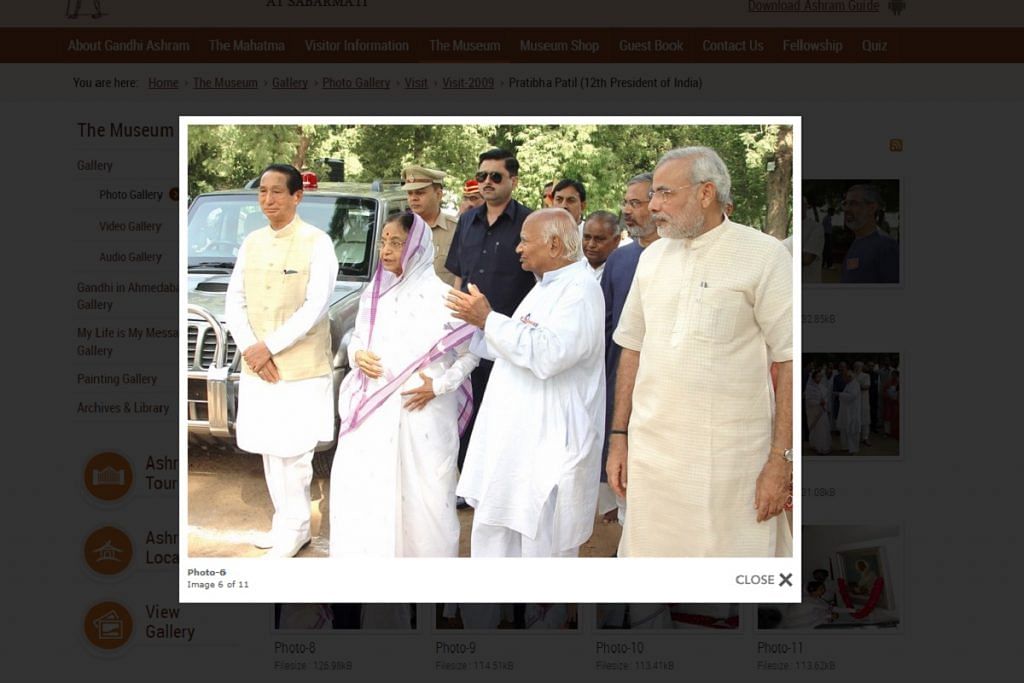 Tushar Gandhi wrongly tweets that Narendra Modi never visited Sabarmati Ashram as CM