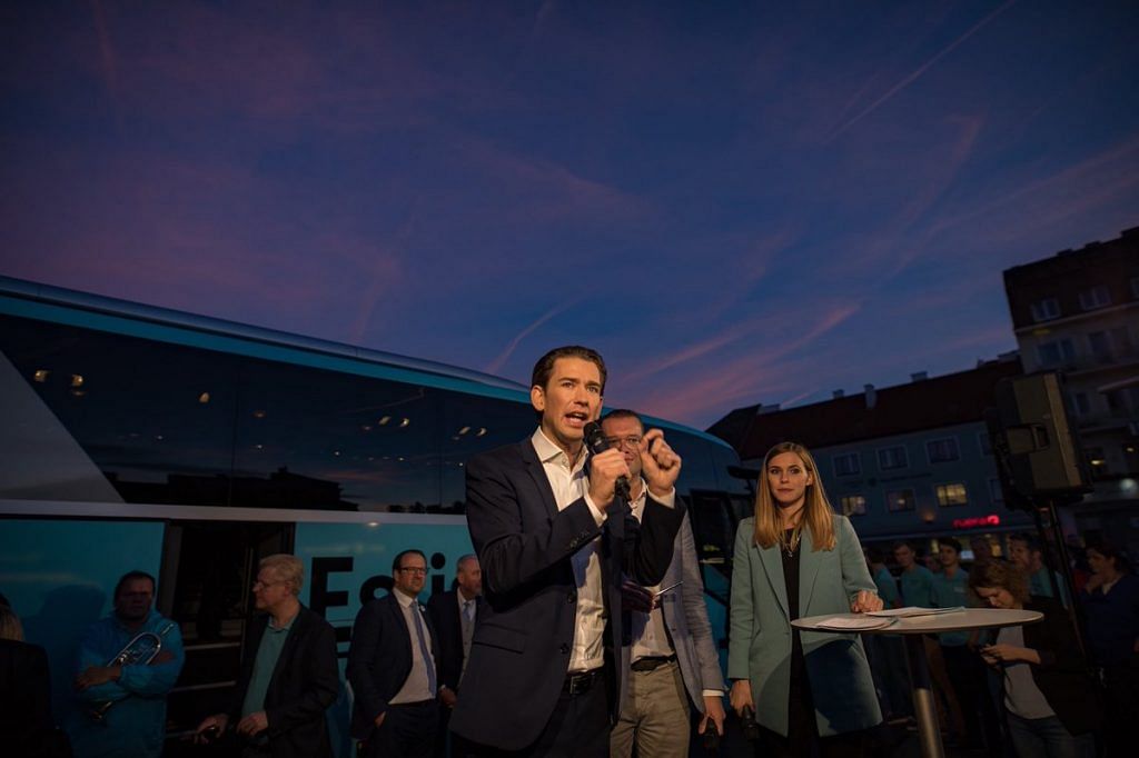 Austria's new young leader Sebastian Kurz.