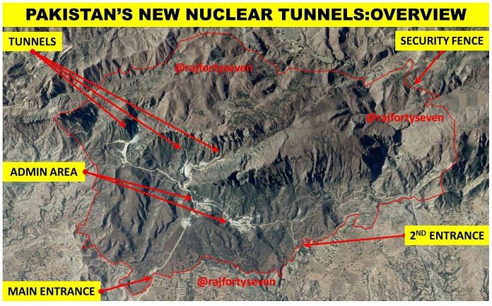 An overview of tunnels in which Pakistan is suspected to be storing nuclear weapons.