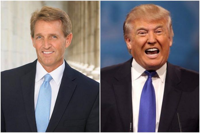 Sen. Jeff Flake said he won't stand for reelection and called on Republicans to stand up to Trump