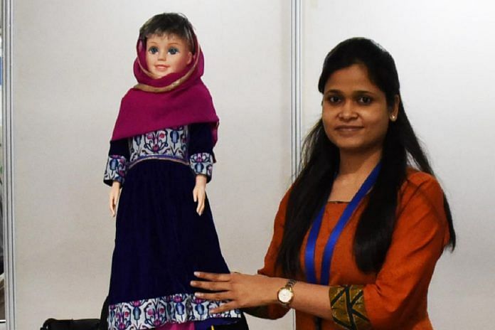 Indian-made doll taking care of pregnant women in remote Afghanistan