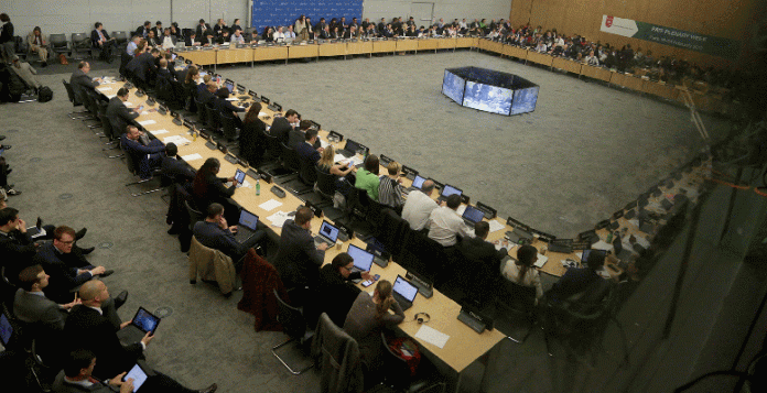 A past meeting of anti-terror funding watchdog FATF