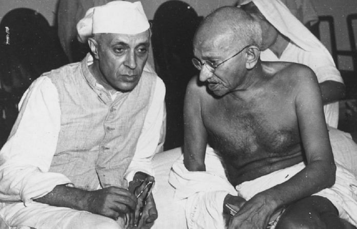 Gandhi and Nehru