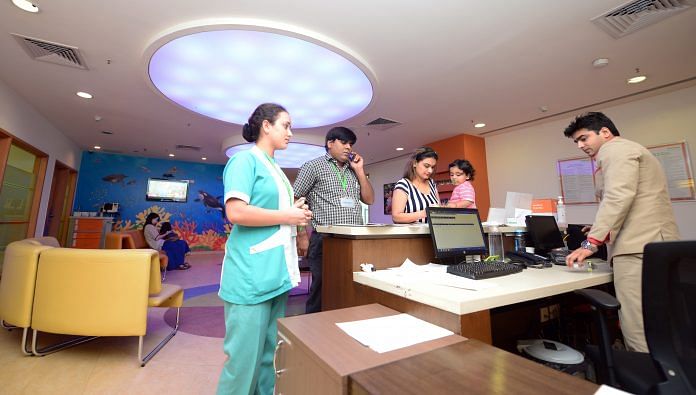 A pediatric ward at a hospital | Ramesh Pathania/Mint via Getty