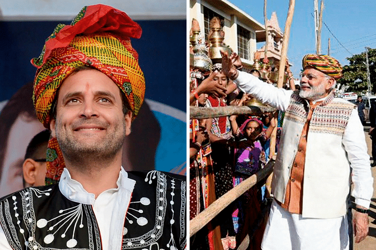 In Gujarat’s hashtag & slogan war, these are the biggest weapons deployed by BJP & Congress