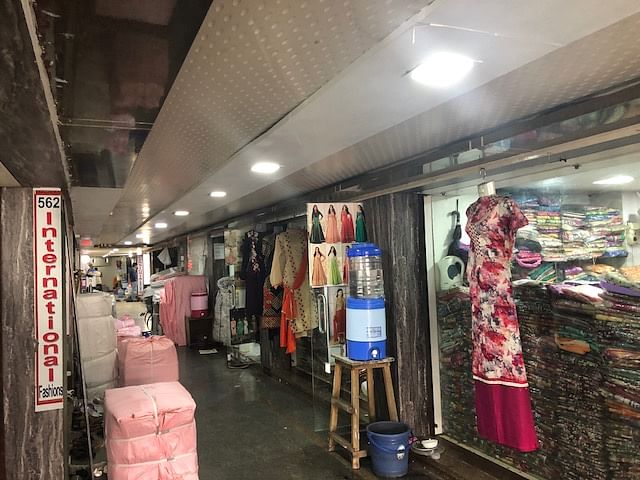 Surat's textile market.