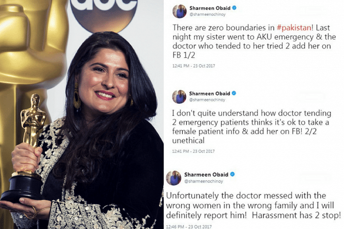 Sharmeen Obaid Chinoy and her tweets