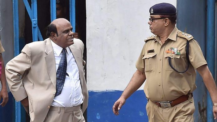 Former Calcutta High Court Judge CS Karnan comes out of the Presidency Jail after serving six-month sentence