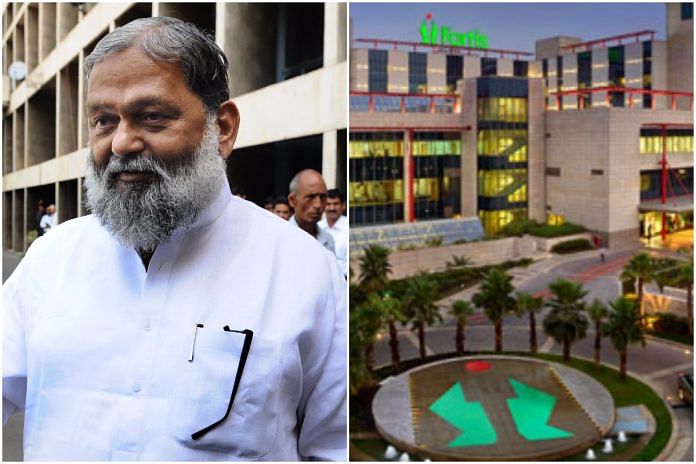 .Collage of Anil Vij and Fortis hospital