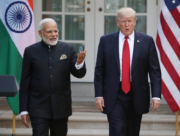 File photo of PM Modi & US President Donald Trump | Getty images