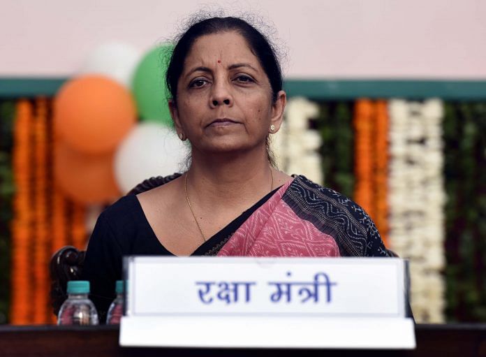 Union Defence Minister Nirmala Sitharaman.