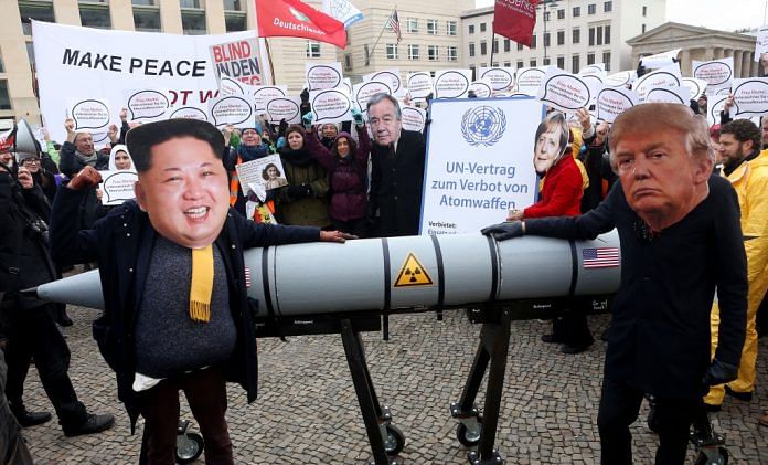 Nuclear missile protest