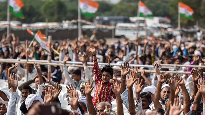 An election campaign rally in Gujarat, India | Kunal Patil/Hindustan Times via Getty Images