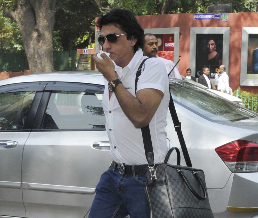 Bollywood producer Karim Morani arrives at Patiala court