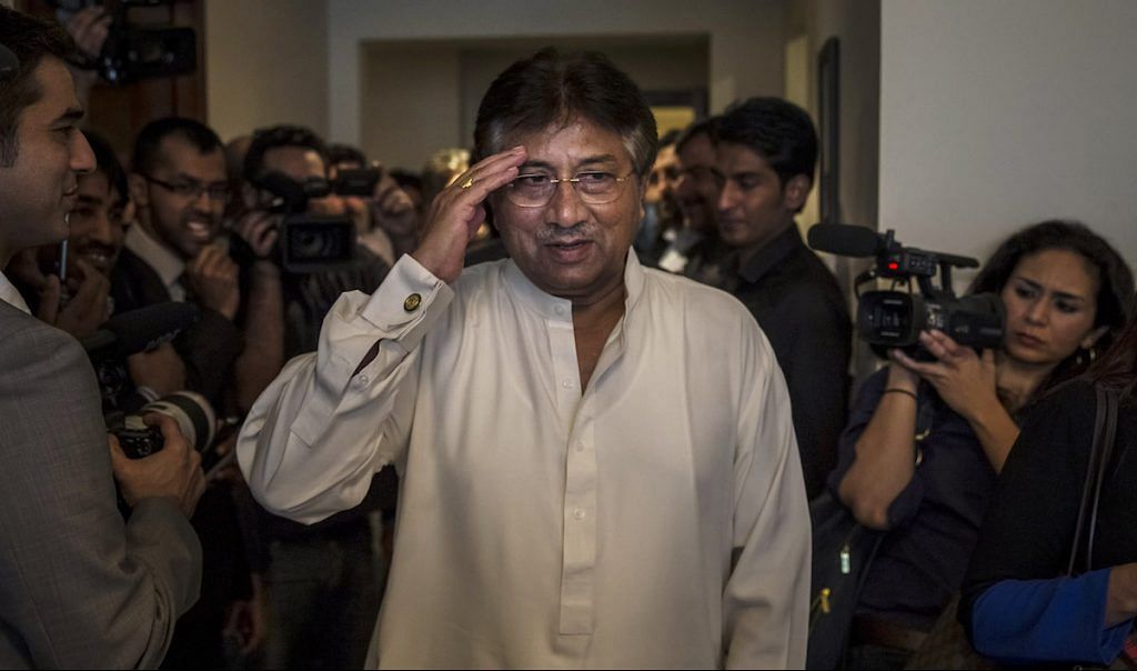 Former Pakistani president, Pervez Musharraf