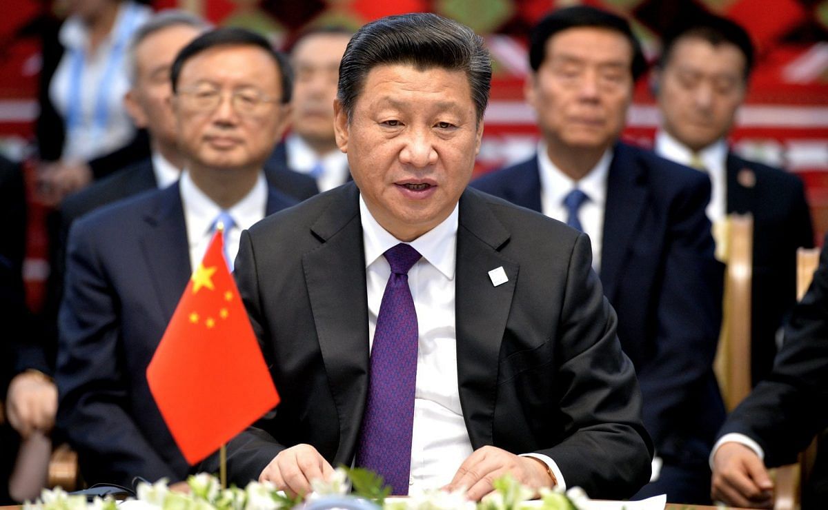 President Xi Jingping addressing a meeting