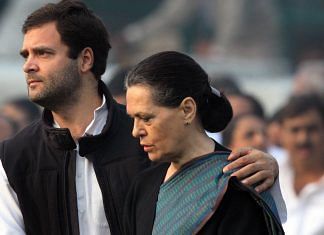 File photo on Sonia Gandhi and Rahul Gandhi | Sunil Saxena/ Hindustan Times via Getty Images