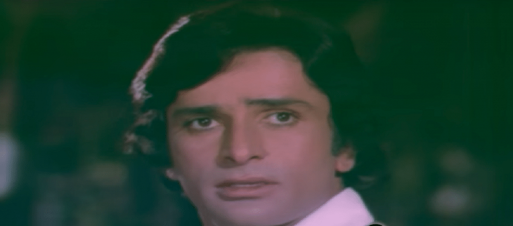 Shashi Kapoor in a screengrab from a song