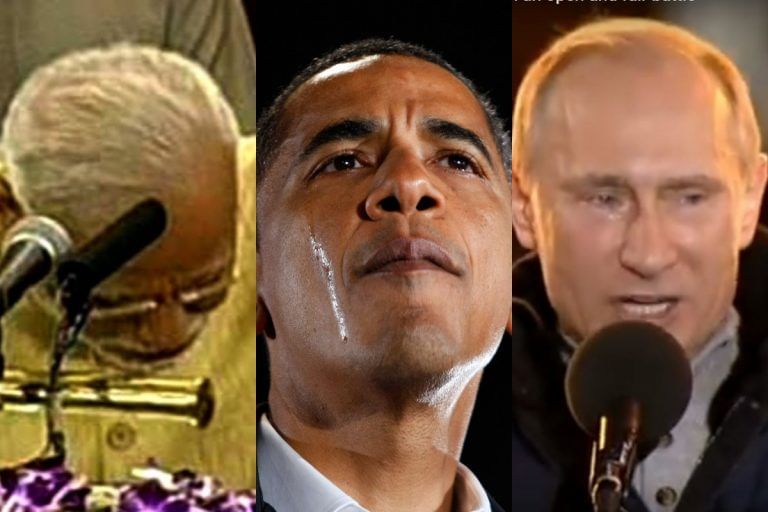 Modi’s not alone, other ‘tough’ leaders have also shed tears