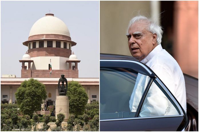 Supreme Court of India and Kapil Sibal