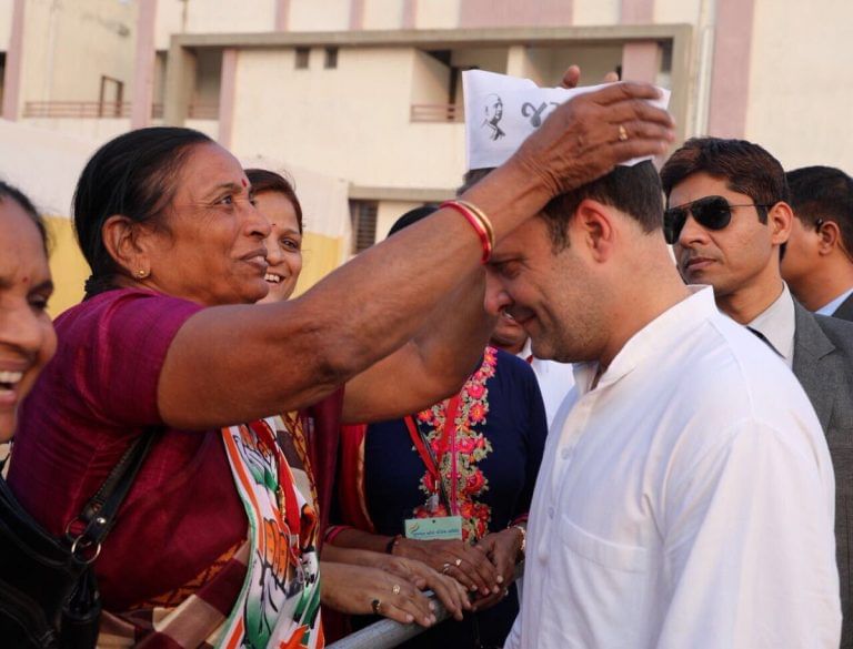 Jai Sardar, Jai Bhawani, Jai Bheem: Rahul tries it all on Modi’s home turf