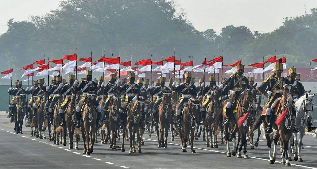 Army mounted horse cavalry soldiers during the Army Day Parade (Representational image) | PTI Photo by Kamal Singh