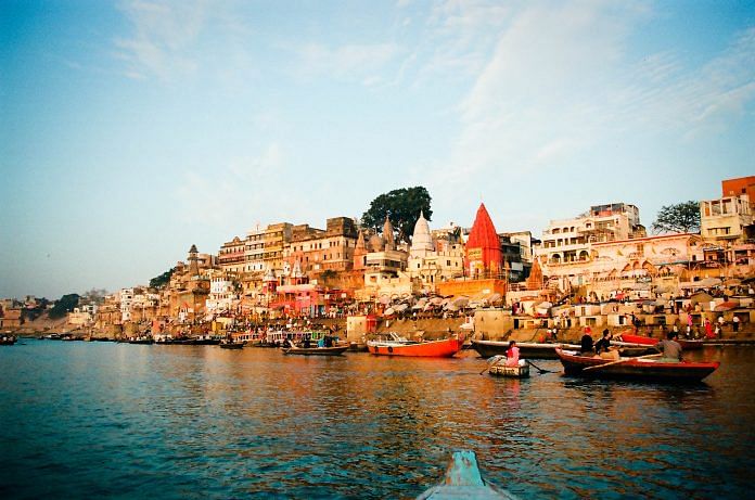 Ganges river bank