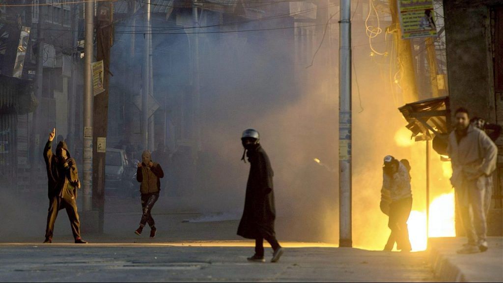 Clashes in Shopian district of South Kashmir, in Srinagar | PTI