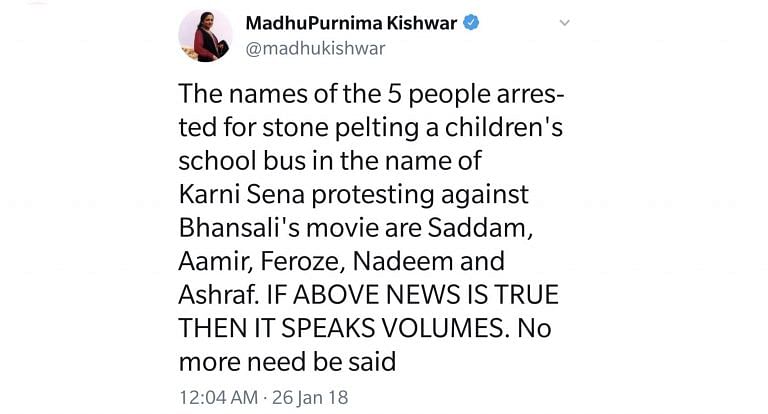 A glimpse inside the secret Madhu Kishwarji Fan Club WhatsApp Group