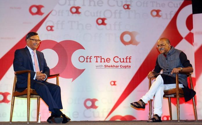 Husain Haqqani at Off The Cuff with Shekhar Gupta