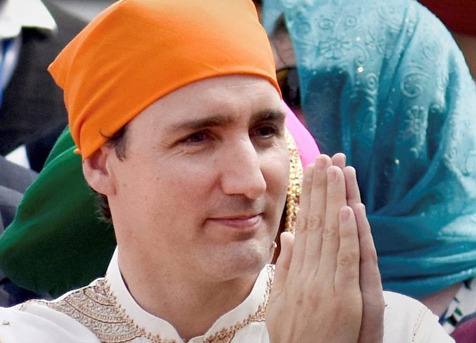 Canadian Prime Minister Justin Trudeau arrives at Sri Harmandir Sahib in Amritsar | PTI