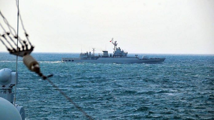 A Chinese Navy ship
