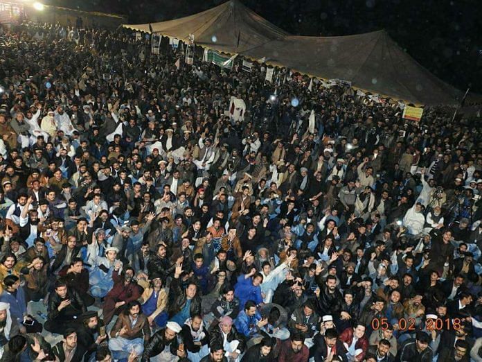 Pashtun long March in Pakistan
