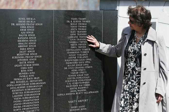 Air India Flight 182 monument at Humber Bay East Park in Toronto | Steve Russell/Toronto Star via Getty Images