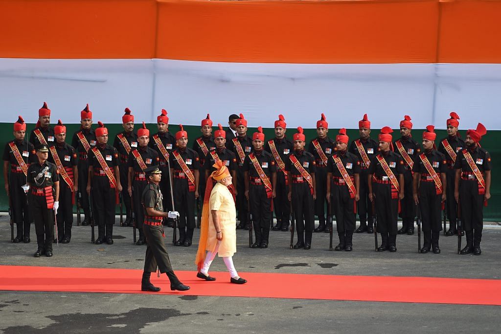 Narendra Modi at the Red Fort