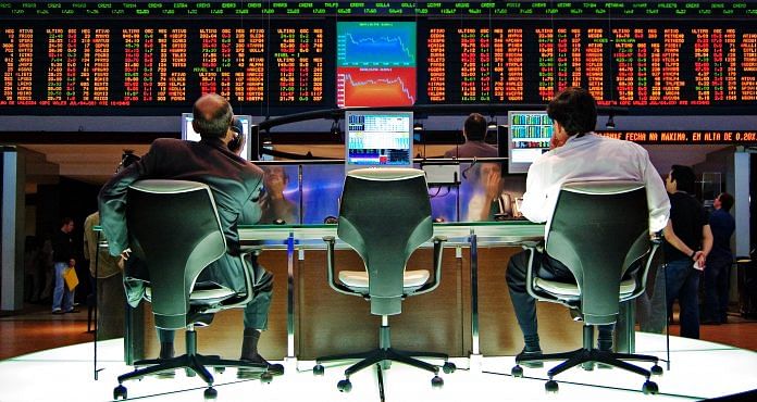 A stock exchange