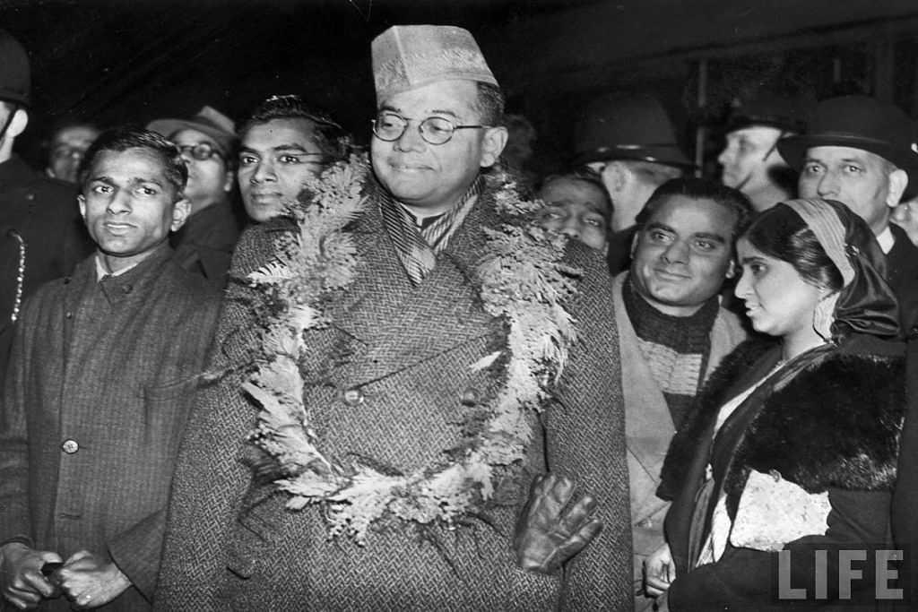 Subhas Chandra Bose arrives at Victoria Station